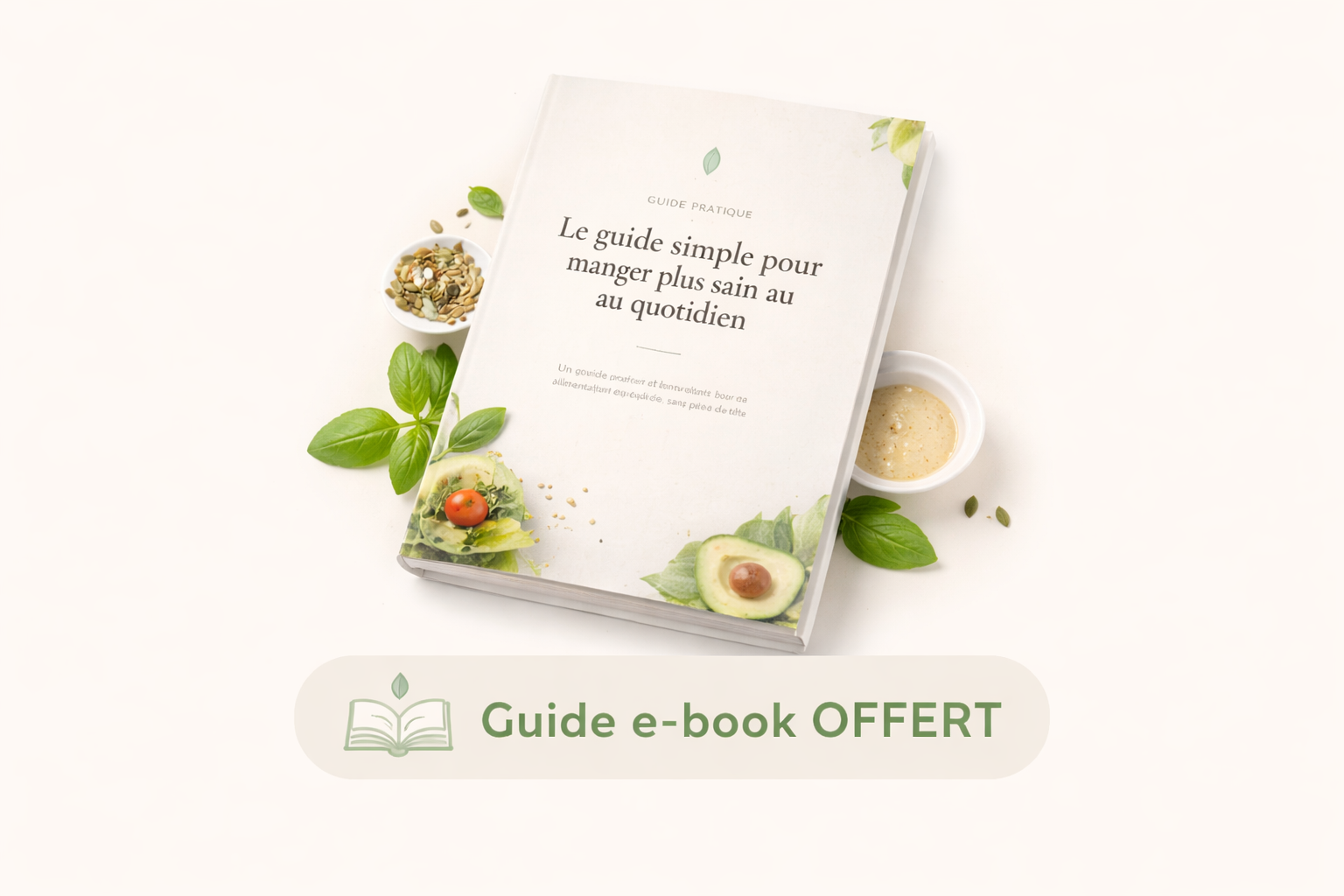 🎁 Un E-BOOK offert pour vous accompagner vers une alimentation plus saine, simplement.